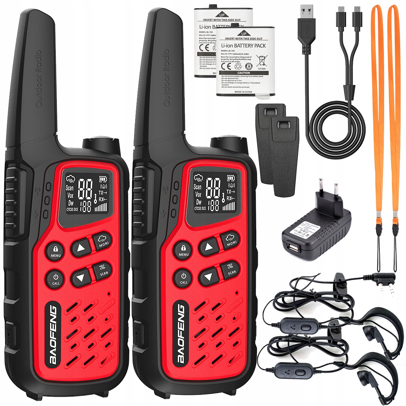 Vysielačka Baofeng BF-25E Red Twin